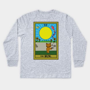 TAROT CARDS | THE SUN. | CAT Kids Long Sleeve T-Shirt